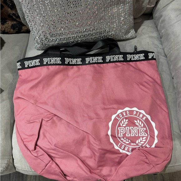 PINK Victoria's Secret Handbags - PINK Victoria's Secret Rose Tote Bag